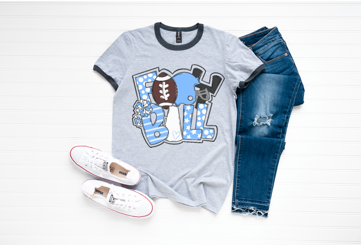 Football Word Art DTF Print