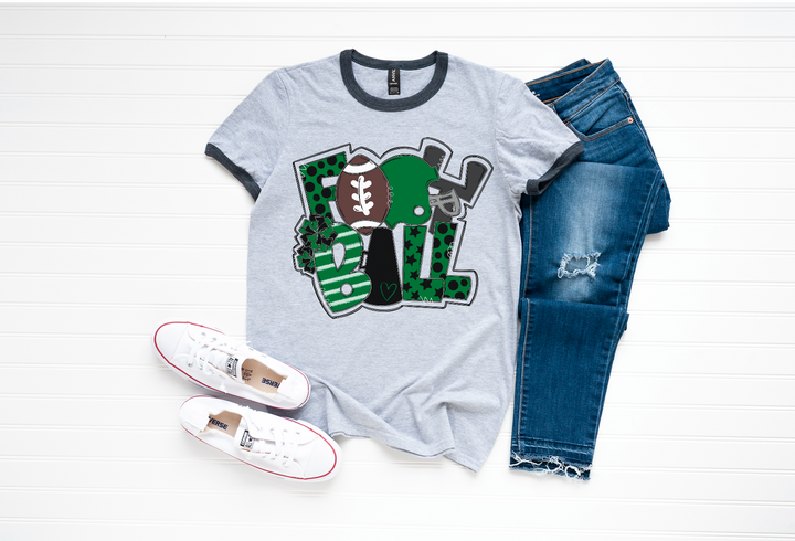 Football Word Art DTF Print