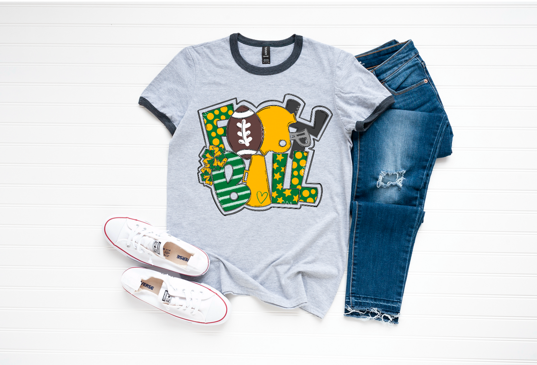 Football Word Art DTF Print