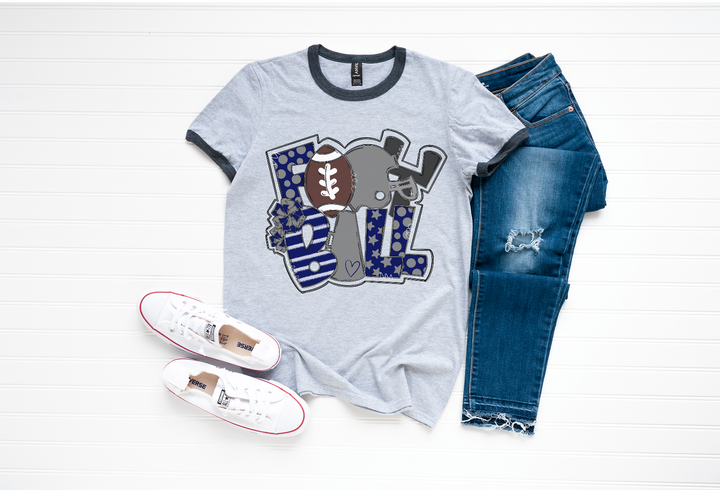 Football Word Art DTF Print