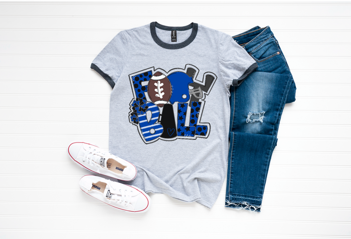 Football Word Art DTF Print