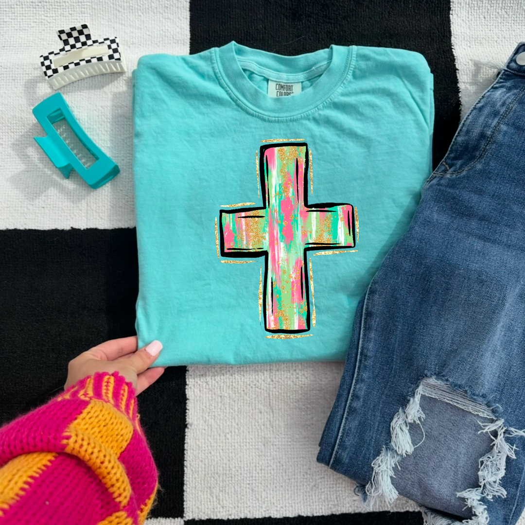 Spring Cross DTF Print