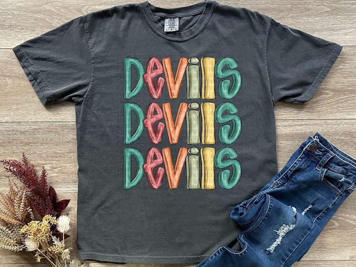 Painted Mascot DTF Print