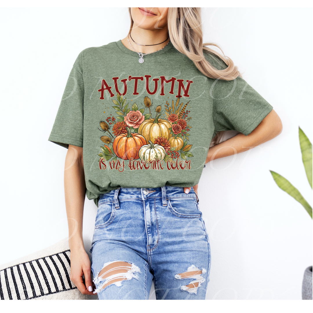 Autumn Is My Favorite Color DTF Print