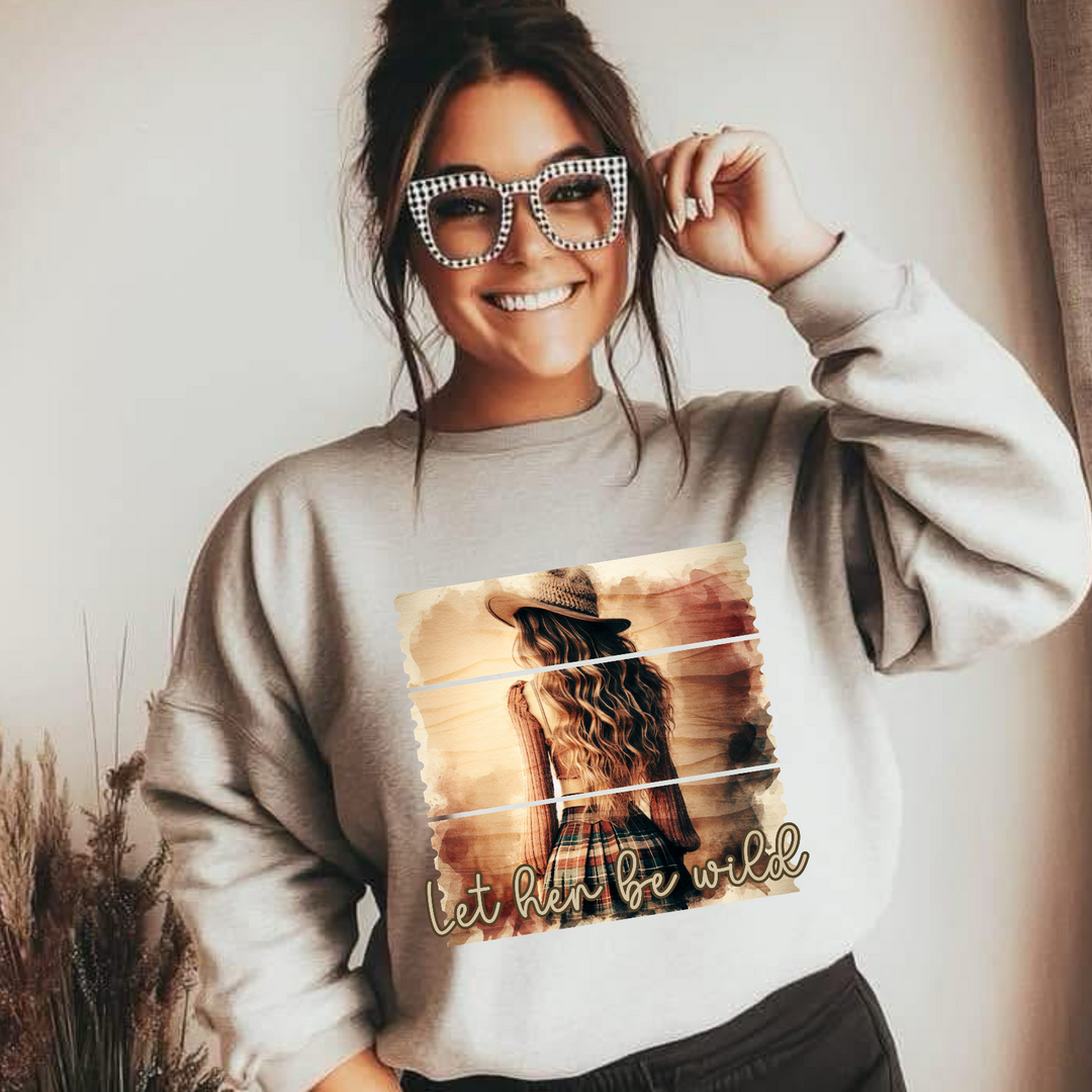 Let Her Be Wild DTF Print