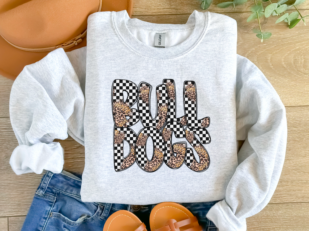 Leopard Checker School Spirit A-R DTF Print