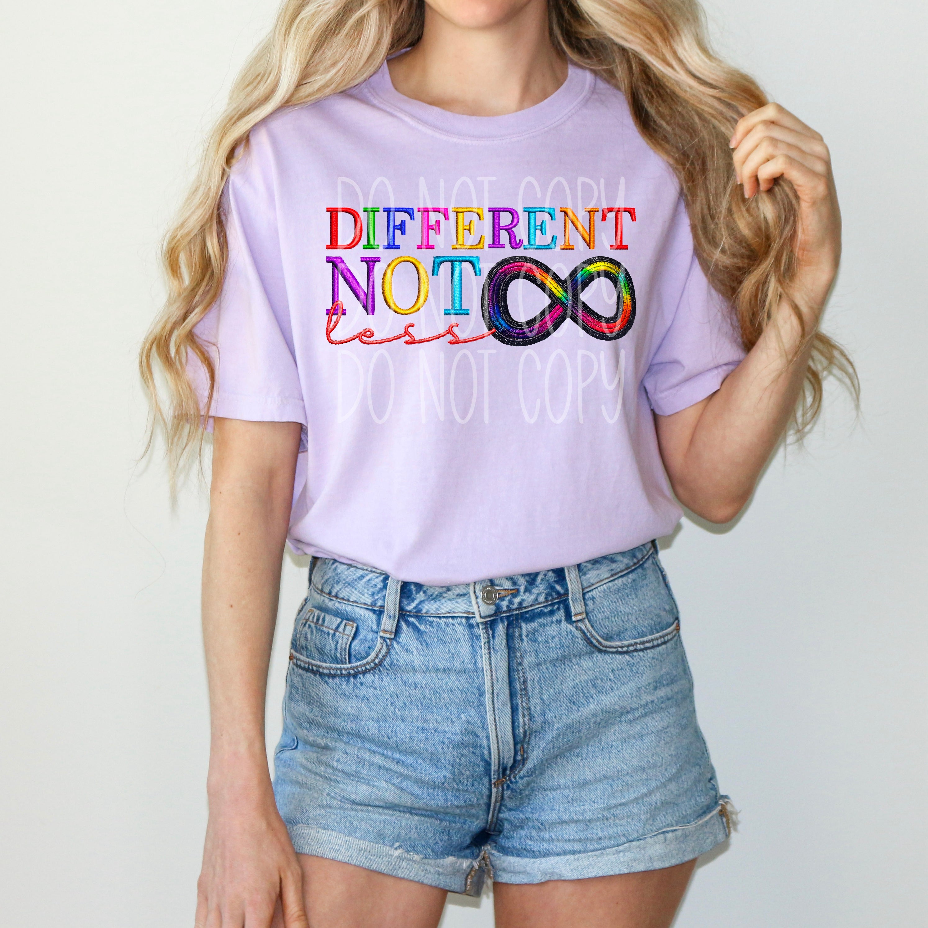 Different Not Less DTF Print