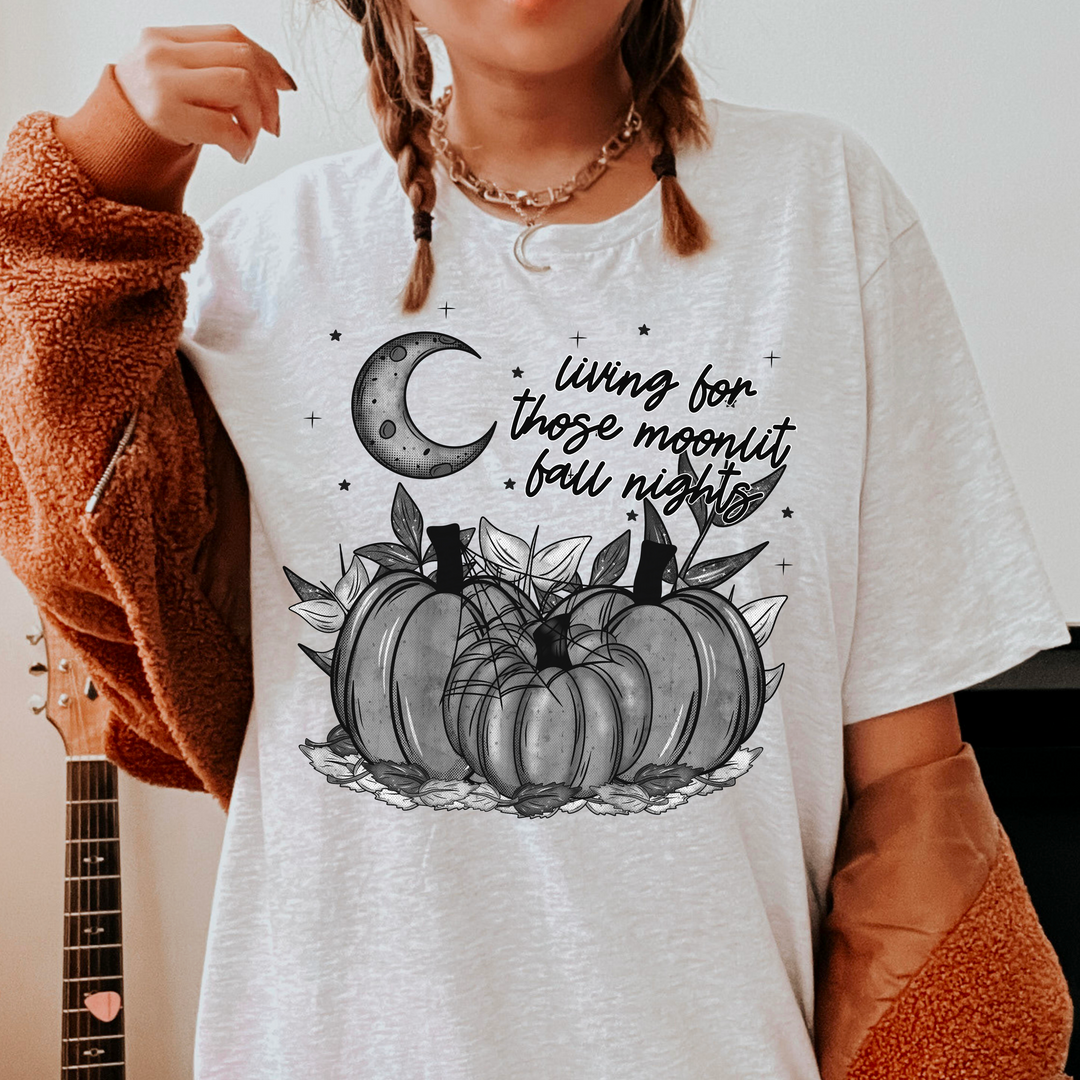 Living For Those Moonlit Fall Nights DTF Print