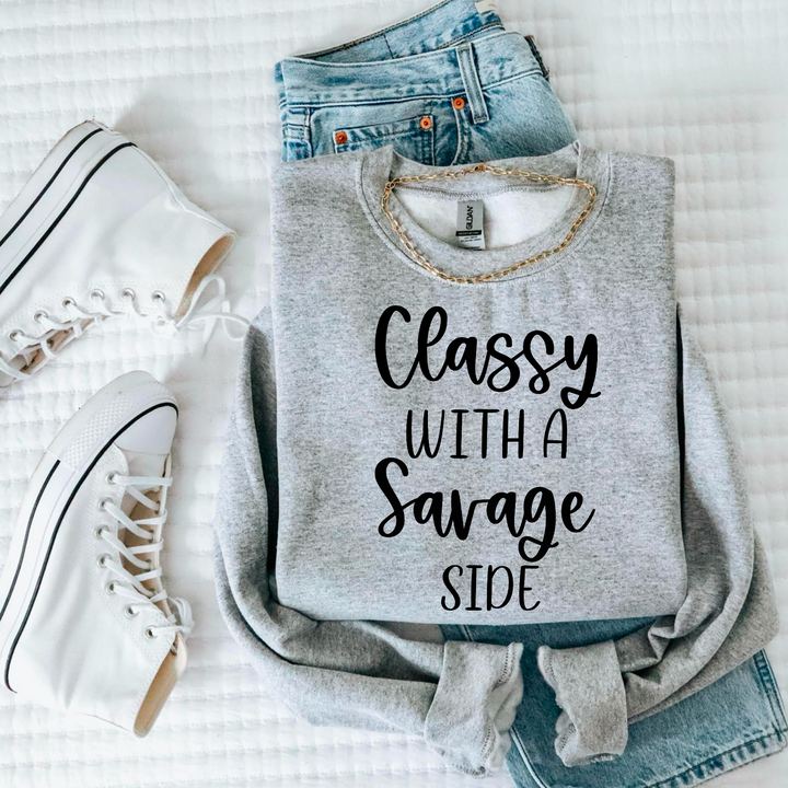 Classy With A Savage Side DTF Print
