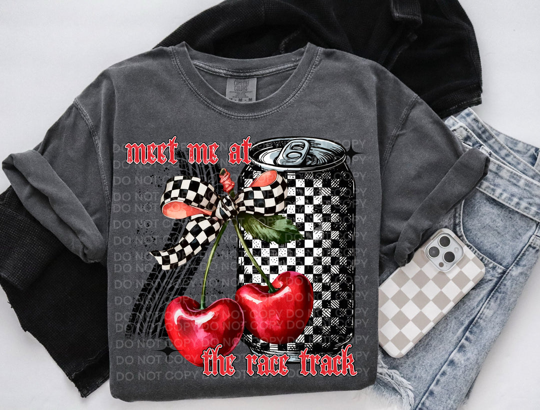 Meet Me At The Racetrack DTF Print