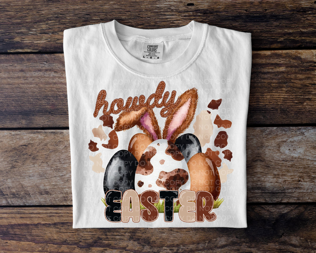 Howdy Easter DTF Print