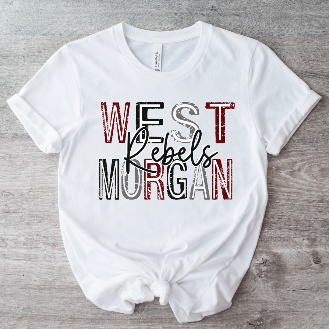 West Morgan Rebels DTF Print