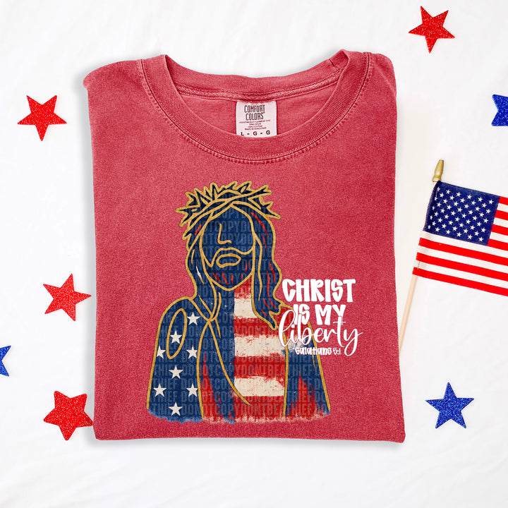 Christ Is My Liberty DTF Print