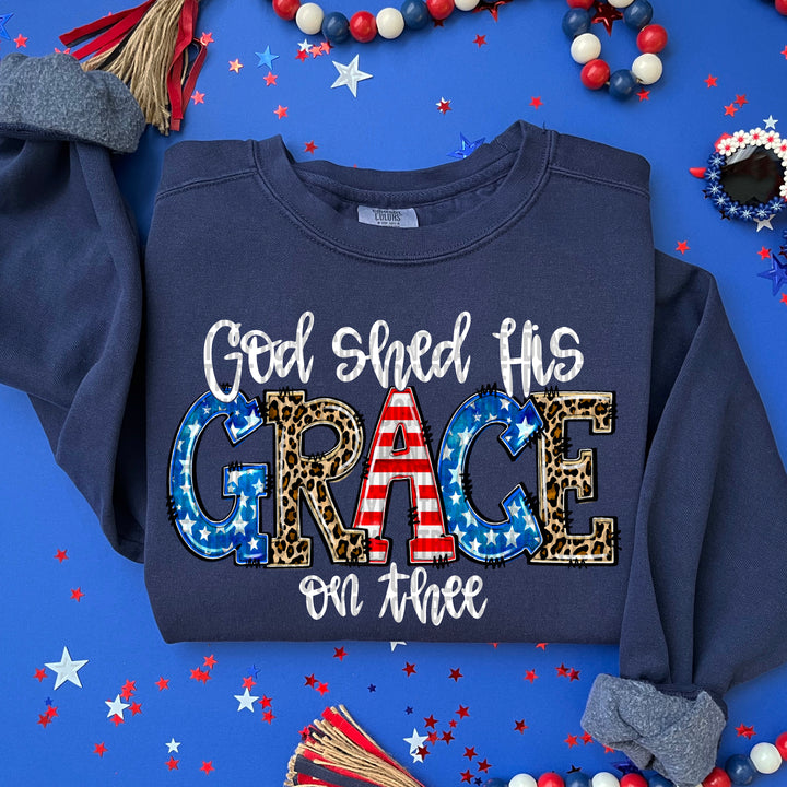 God Shed His Grace On Thee DTF Print