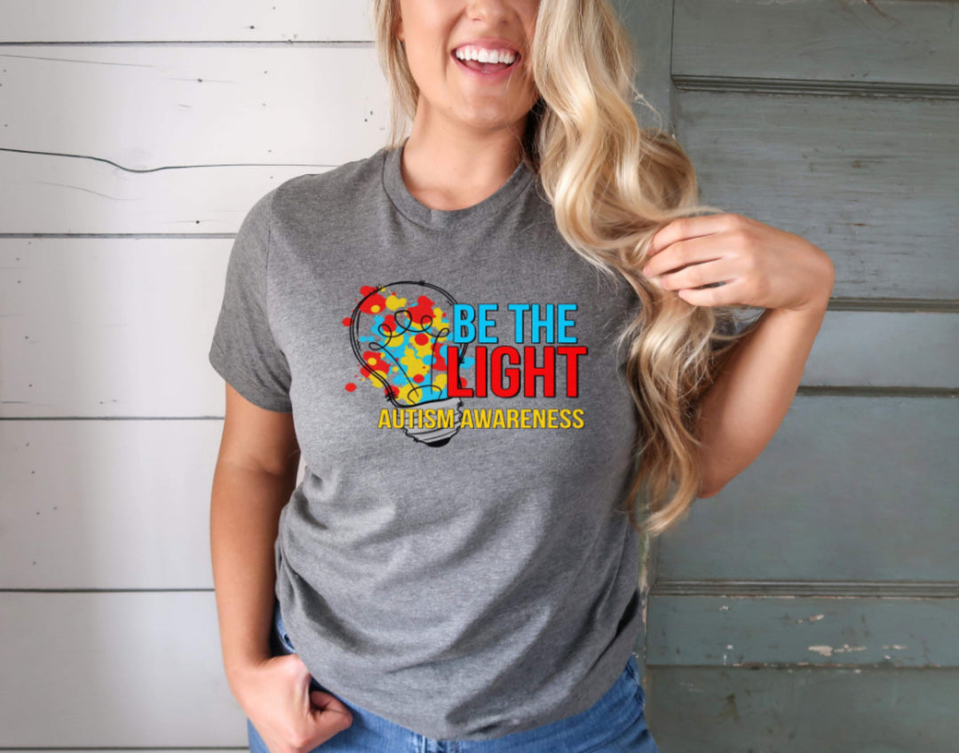 Be The Light Autism Awareness DTF Print