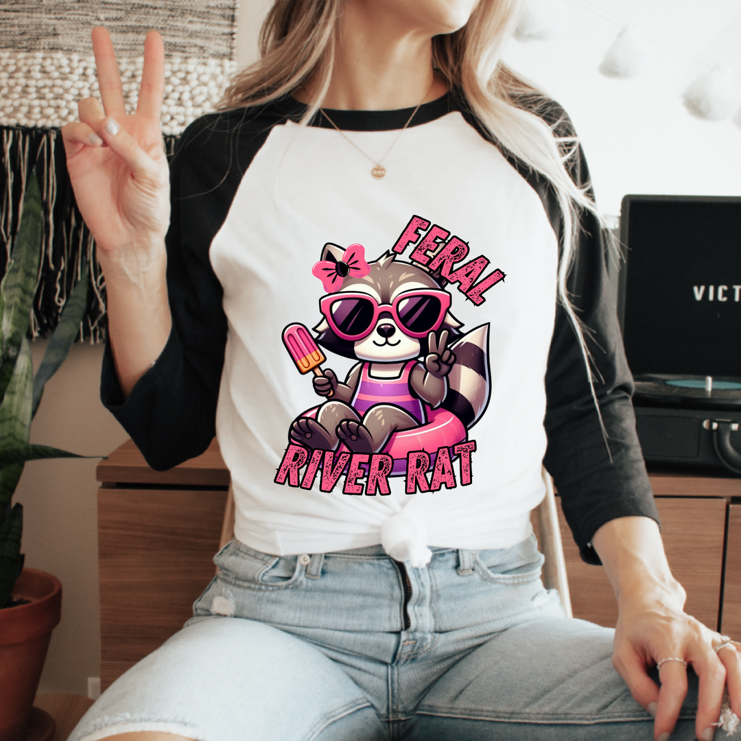 Feral River Rat DTF Print