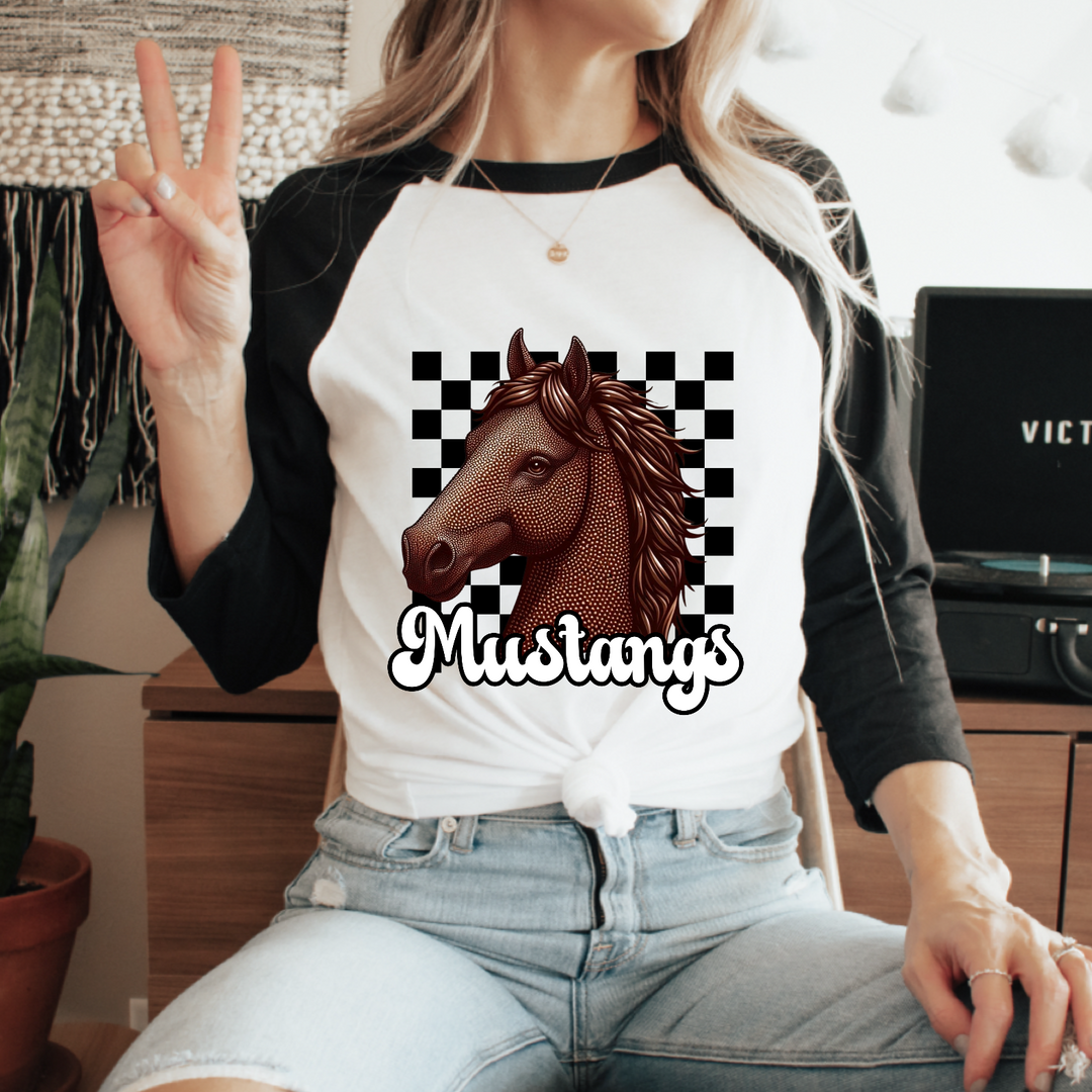 Mustangs DTF Print