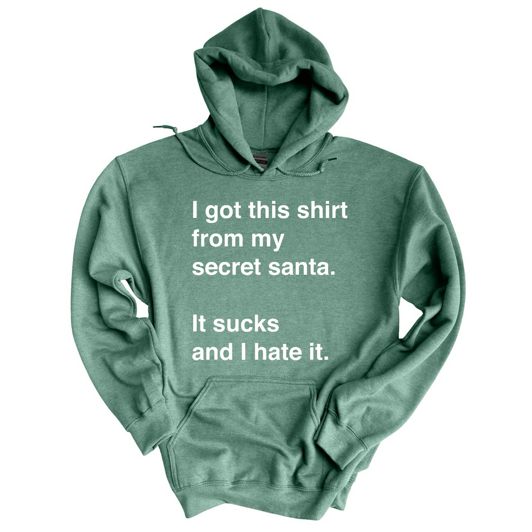 Secret Santa DTF Print