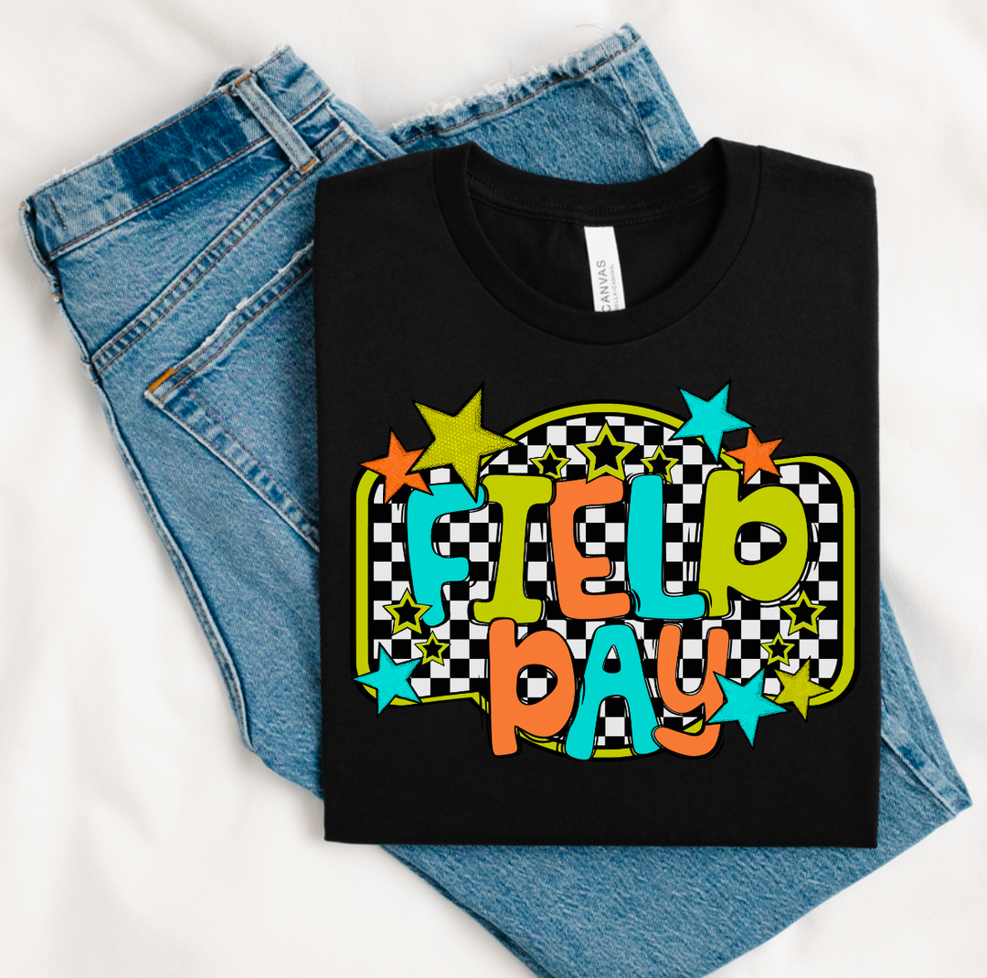 Field Day BLACK BELLA CANVAS Printed Tee