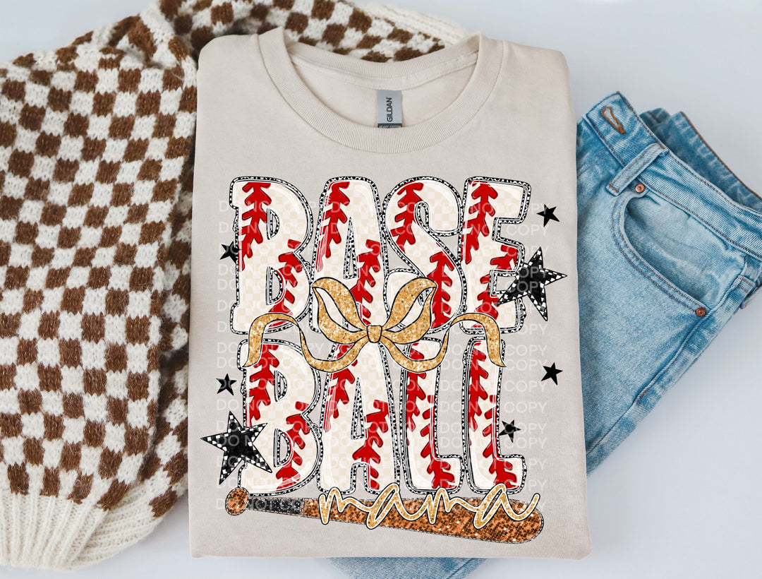 Baseball Mama DTF Print
