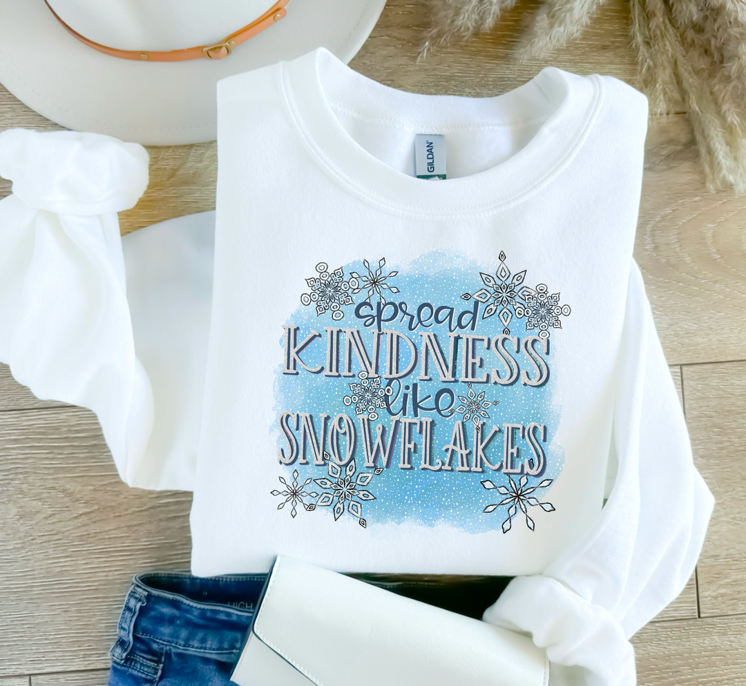 Spread Kindness Like Snowflakes DTF Print