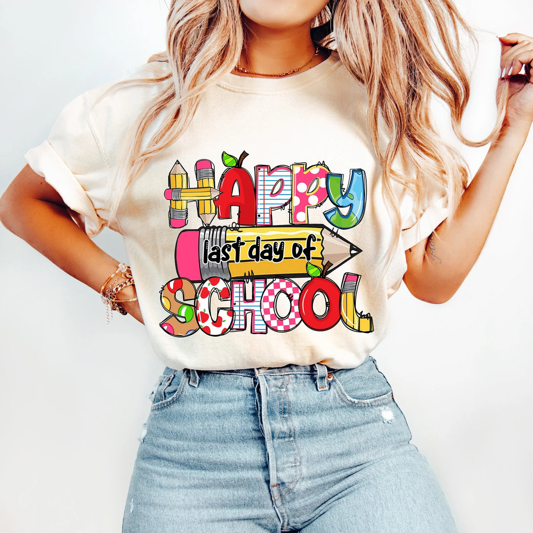Happy Last Day Of School DTF Print