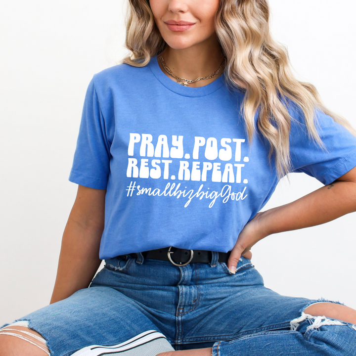 Pray Post Rest Repeat DTF Print