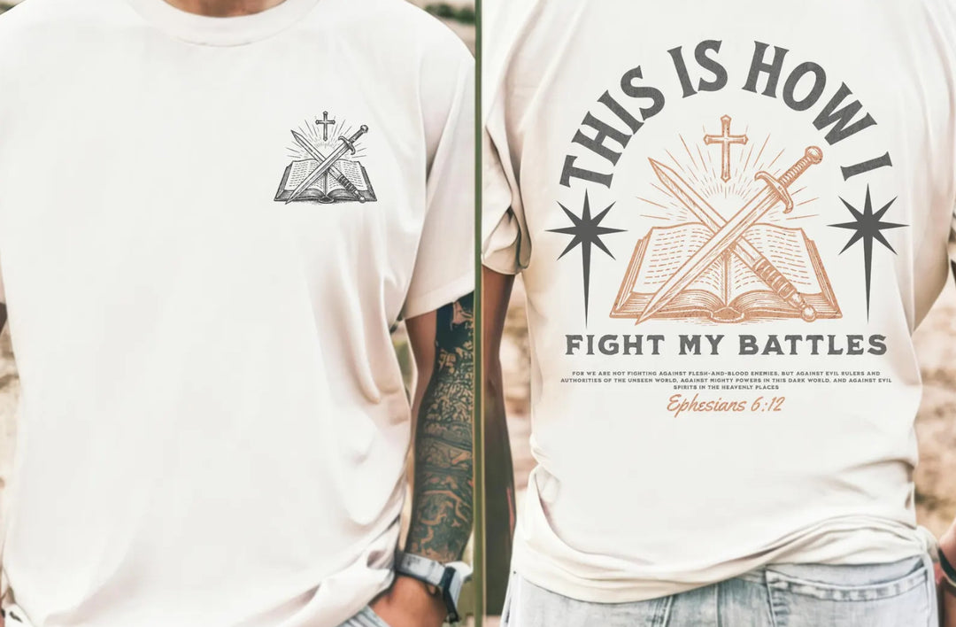 This Is How I Fight OVERSIZED SET DTF Print