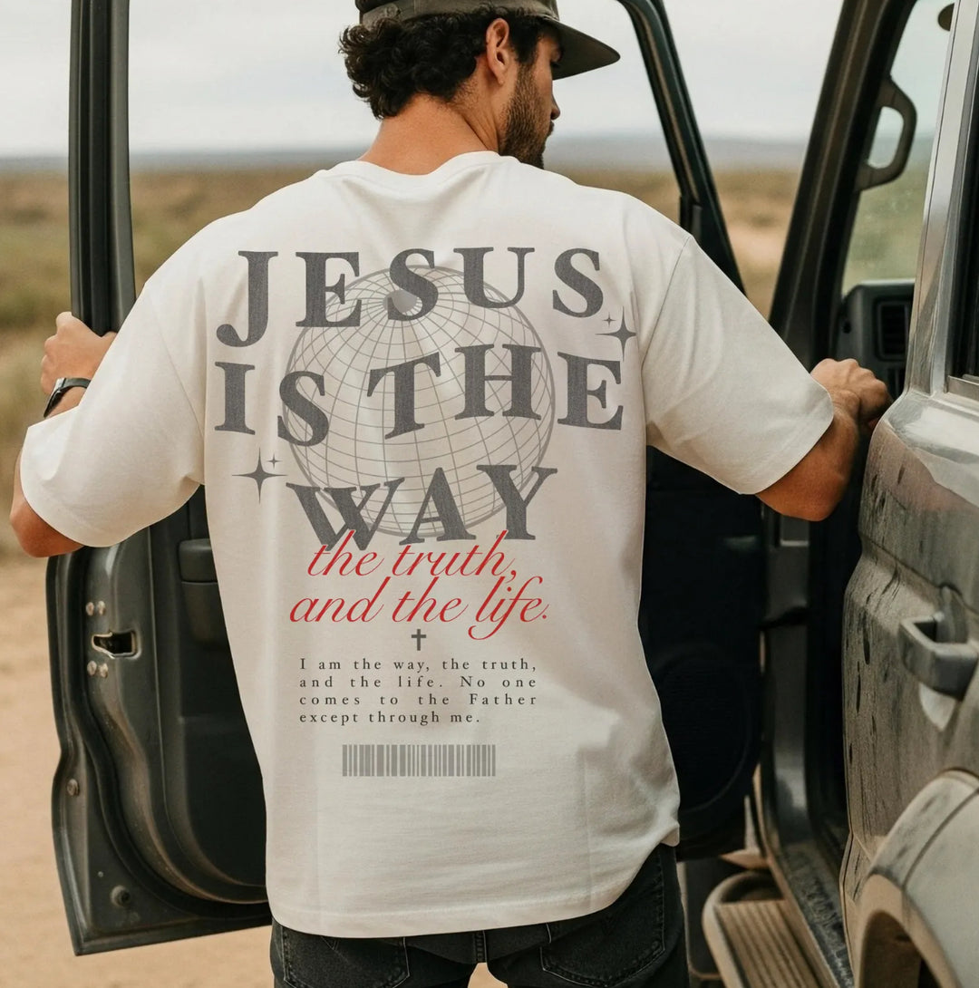 Jesus Is The Way OVERSIZED SET DTF Print