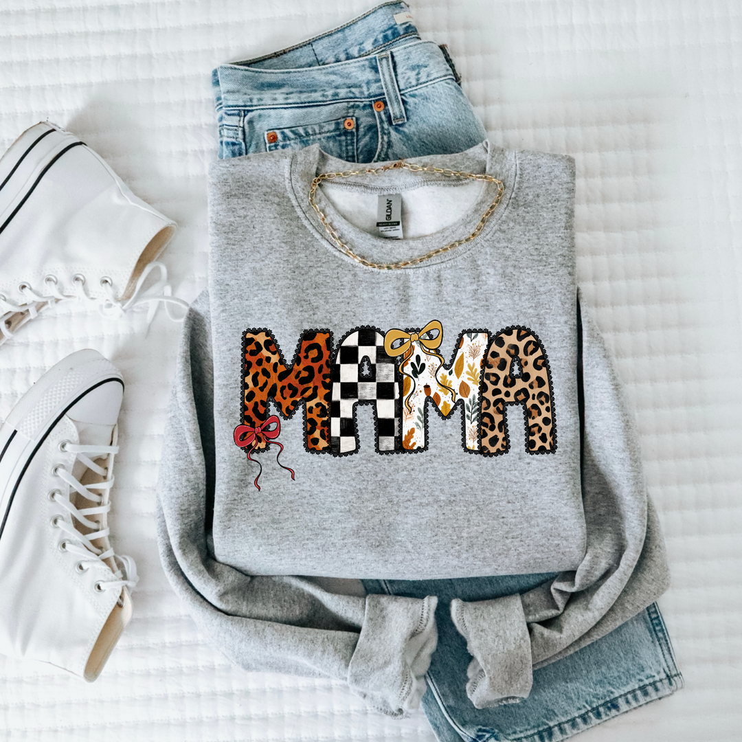 Mixed Prints Mama DTF Print