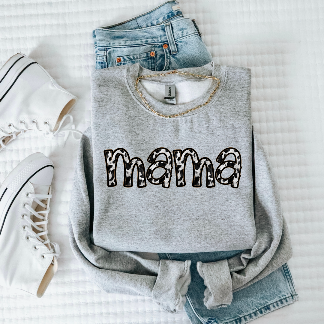 Cow Print Mama DTF Print