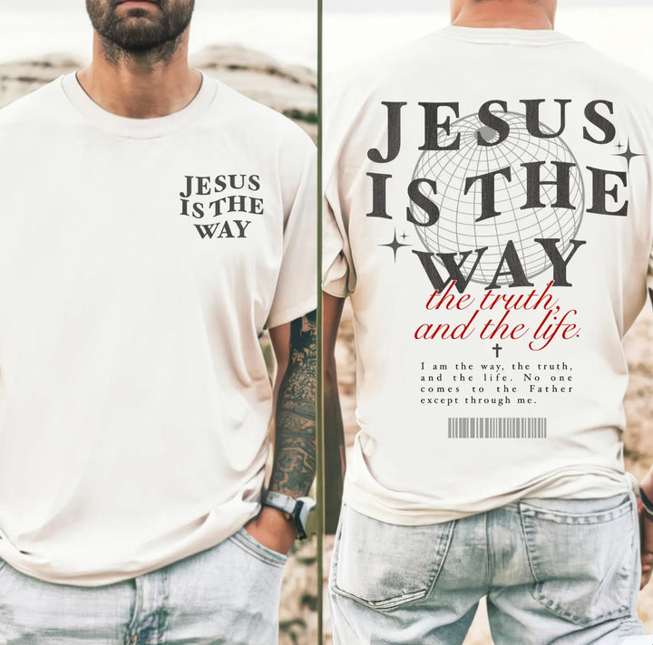 Jesus Is The Way OVERSIZED SET DTF Print