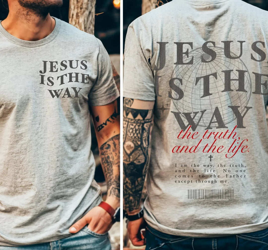 Jesus Is The Way OVERSIZED SET DTF Print