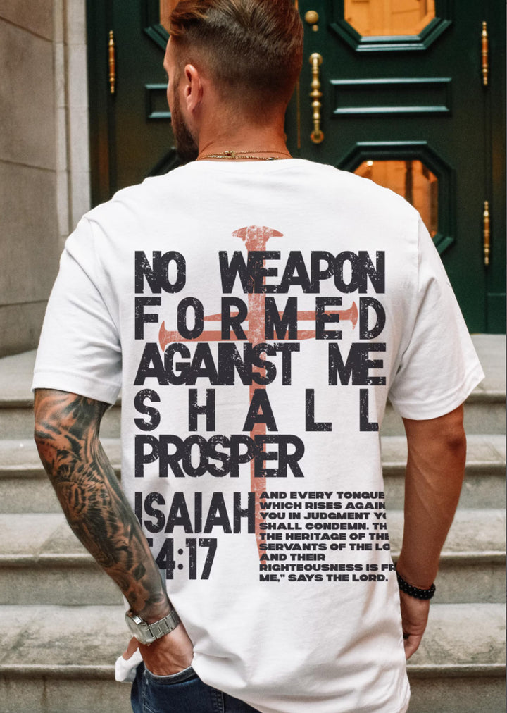 No Weapon Formed Against Me Shall Prosper OVERSIZED SET DTF Print