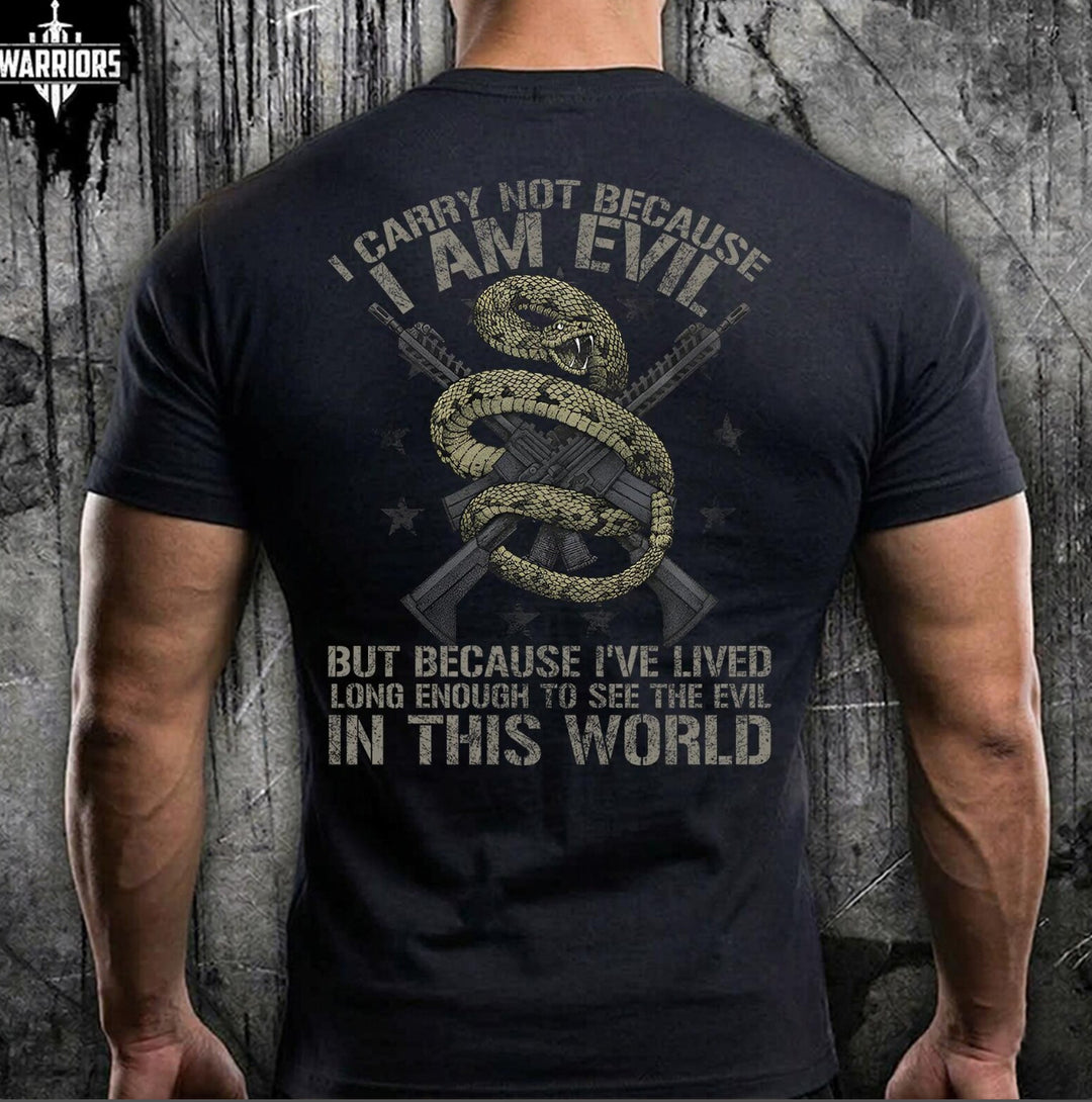 I Carry Not Because OVERSIZED DTF Print