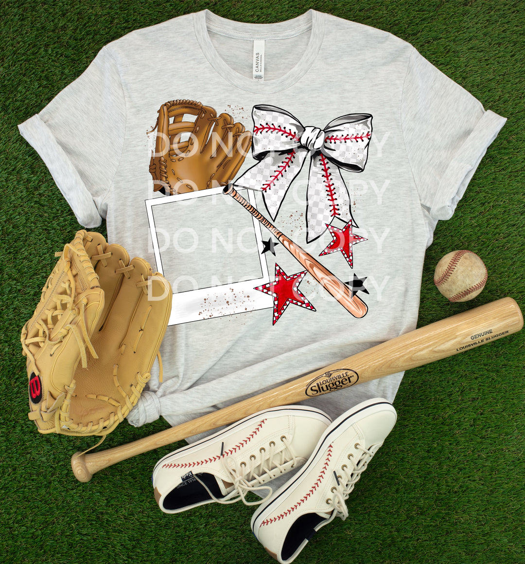 Baseball Frame DTF Print