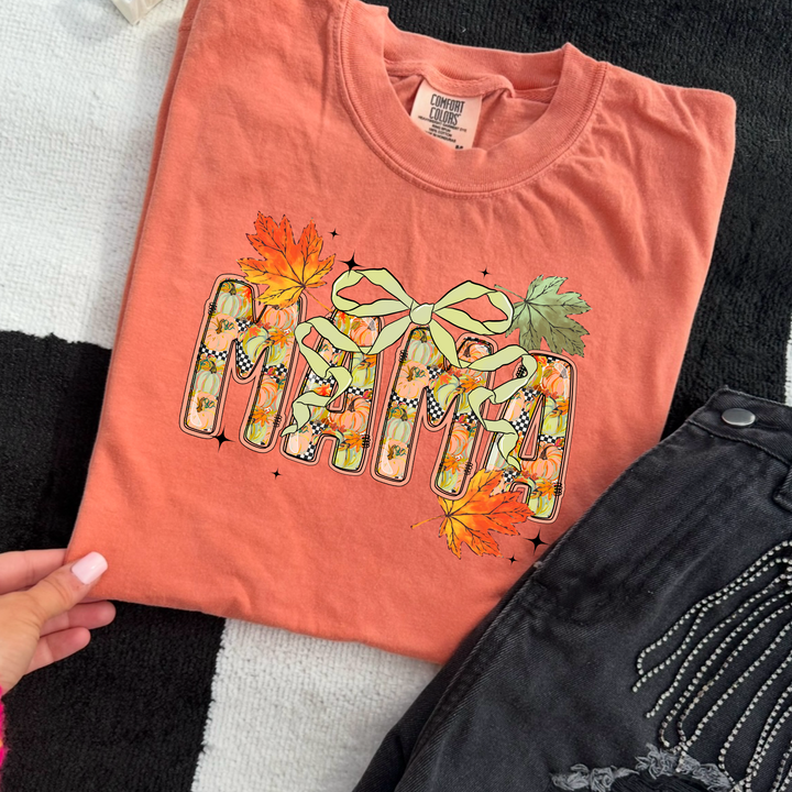 Fall Bow DTF Print