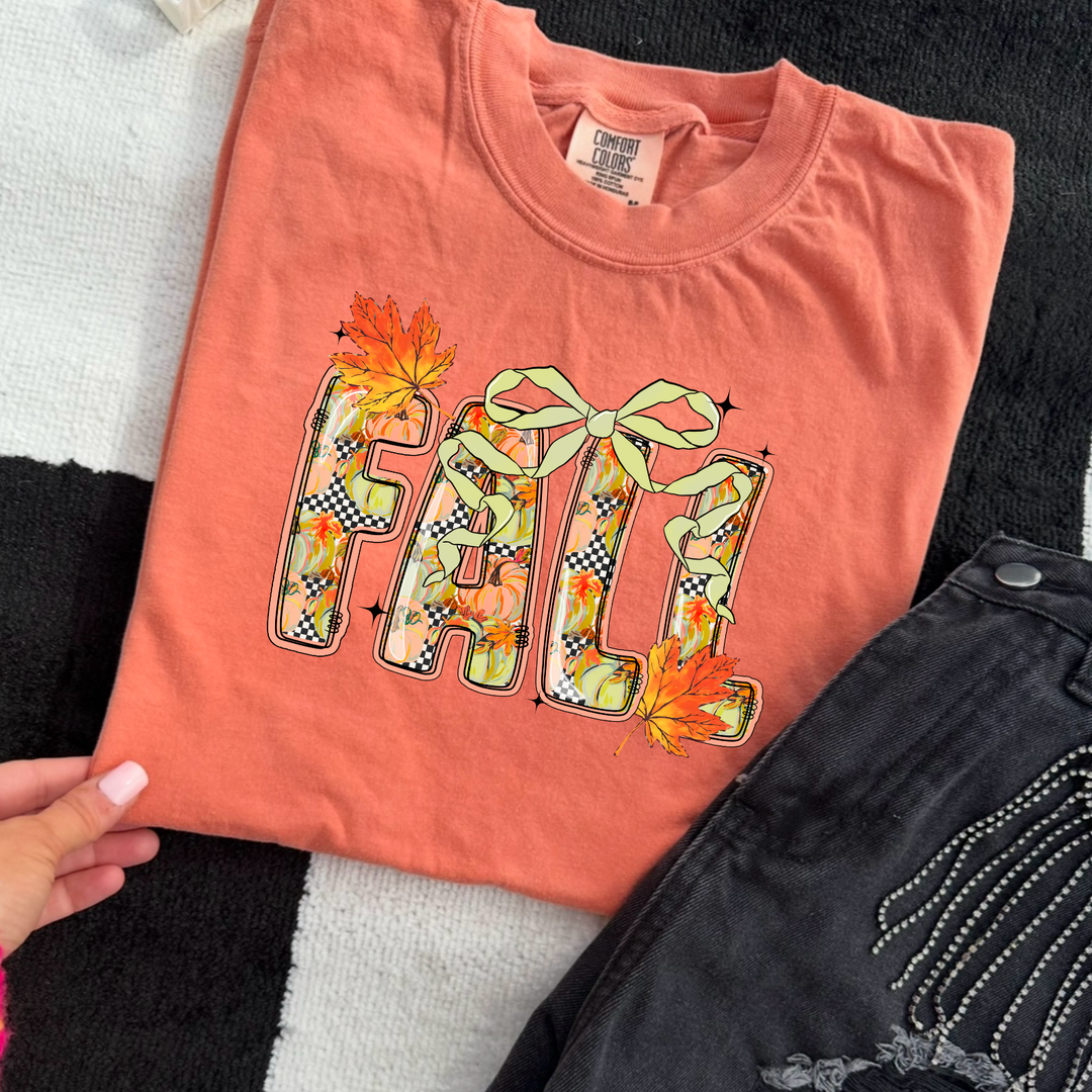 Fall Bow DTF Print