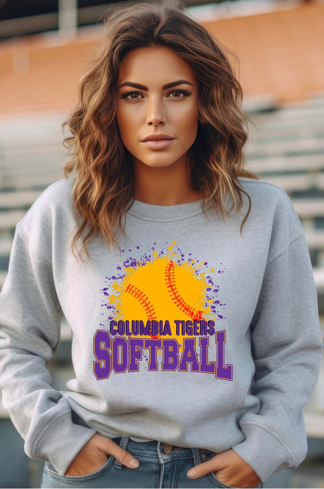 Columbia Tigers Softball DTF Print