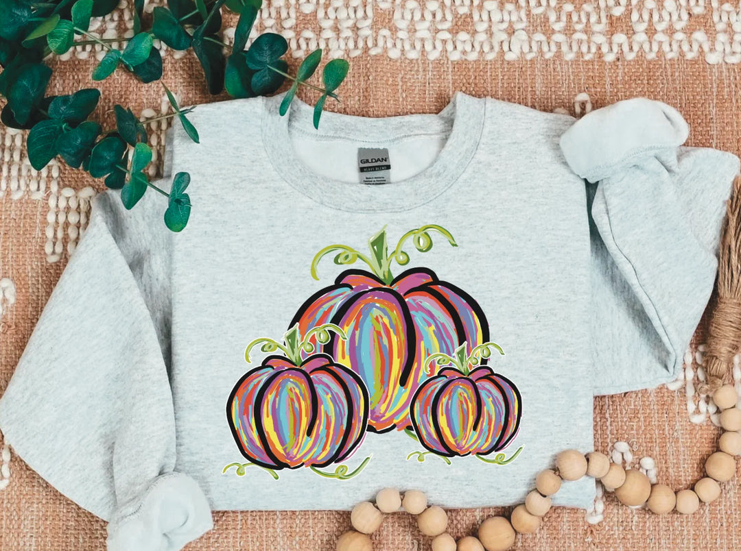 Watercolor Pumpkin Sweatshirt