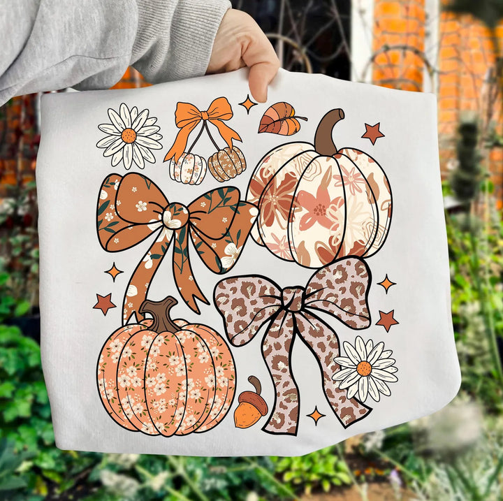 Coquette Pumpkin DTF Print