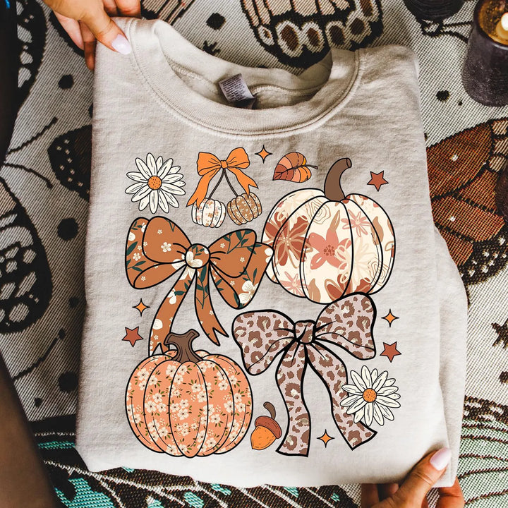 Coquette Pumpkin DTF Print