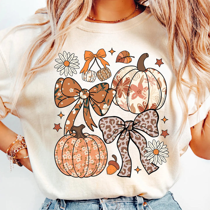 Coquette Pumpkin DTF Print