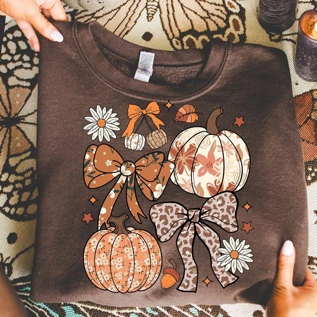 Coquette Pumpkin DTF Print