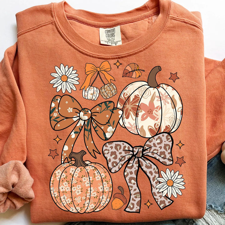 Coquette Pumpkin DTF Print