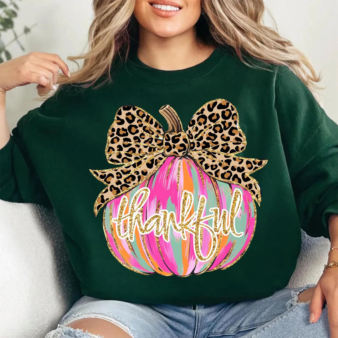 Thankful Pumpkin DTF Print