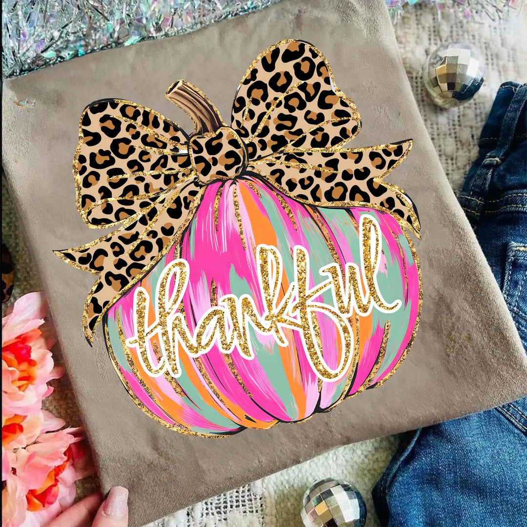 Thankful Pumpkin DTF Print