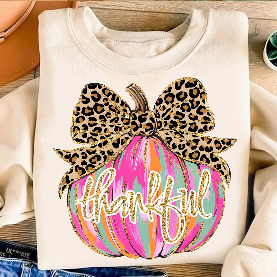 Thankful Pumpkin DTF Print