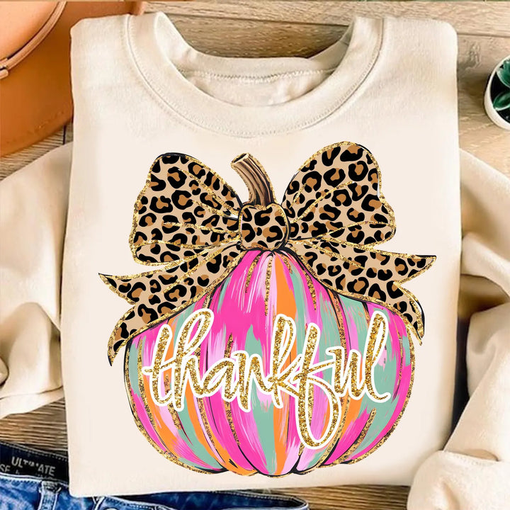 Thankful Pumpkin DTF Print