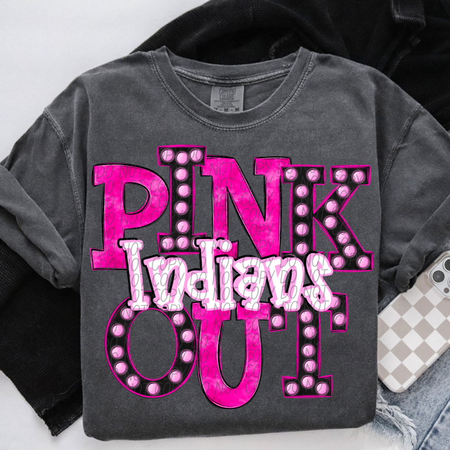 Pink Out Marquee DTF Print